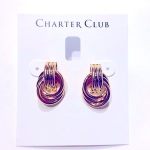 Charter Club Gold Hoop Earrings